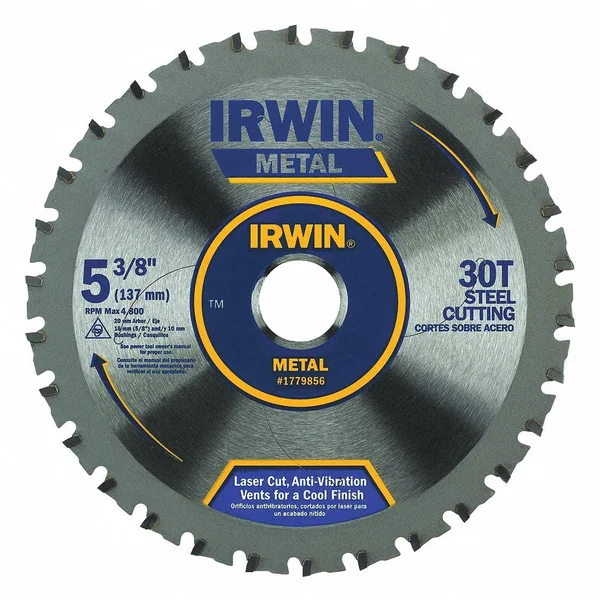 Irwin 1779856 Saw Blade - steel, 5-3/8In, 30Teeth