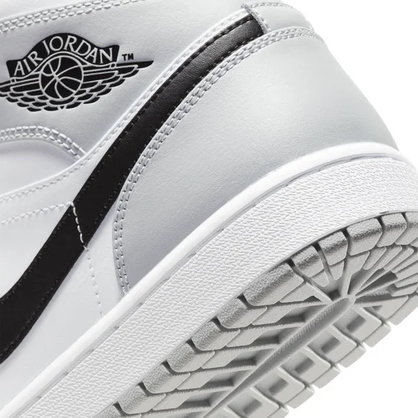 Air Jordan 1 Mid &Light Smoke Grey& Shoes - Size 9.5