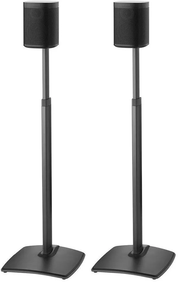 Sanus WSSA2x22 Speaker Stand for Sonos One, Play:1, Play:3, 2 pcs., Blac