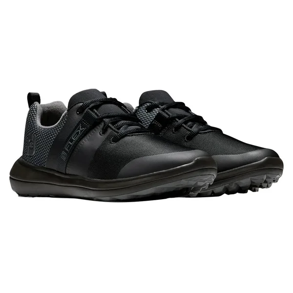 FootJoy Women's Flex Golf Shoes in Black - Charcoal Size 6.5