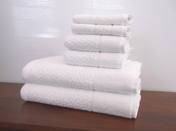 Mei-Tal Turkish Cotton Jacquard Towel Set of 6 White