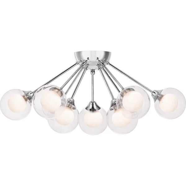 Quoizel - PCSBC1716C - Six Light Semi Flush Mount - Spellbound - Polished Chrome