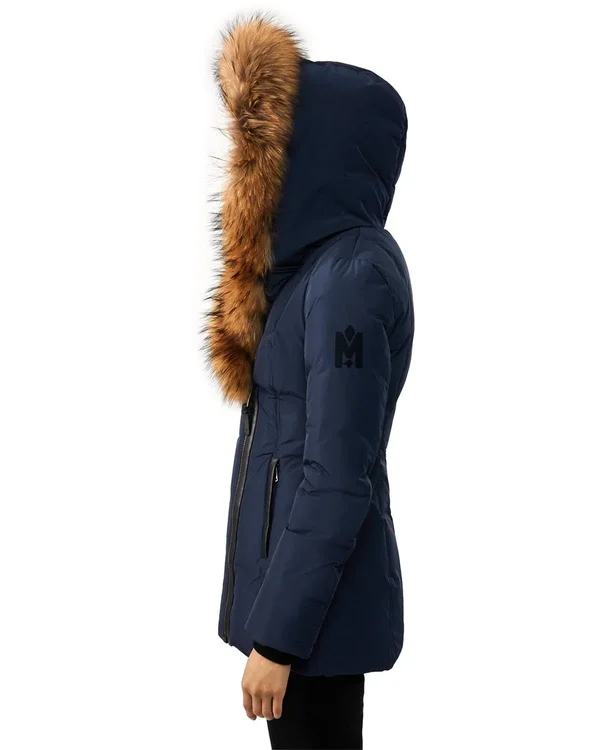 Mackage Adali Fur Trim Down Coat 3764609 - x Small, Black