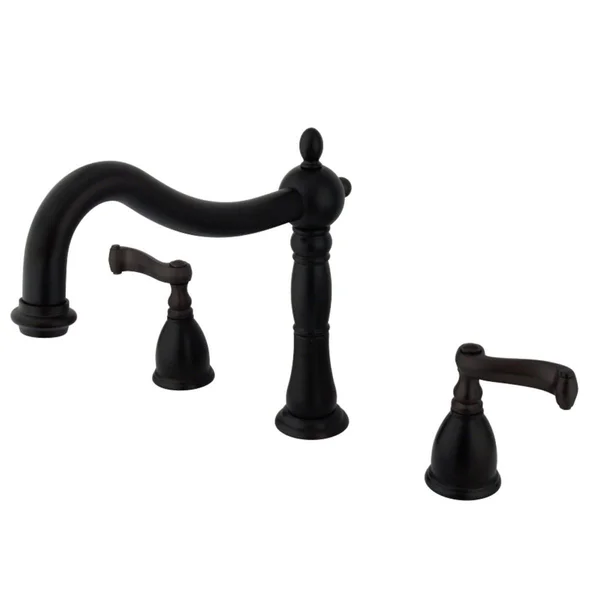 Kingston Brass KS1342FL Heritage Roman Tub FILLER, Polished Brass