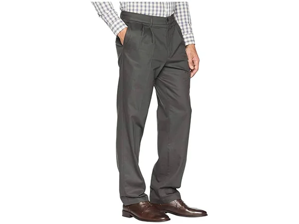 Dockers Men's Classic Fit Signature Lux Cotton Stretch Pants - Pleated D3 Khaki
