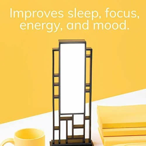 Circadian Optics Light Therapy Lamp - UV-Free LED Happy Mood Lamps for Seasonal Sunlight - Full Spectrum Sun Lights for Work fro