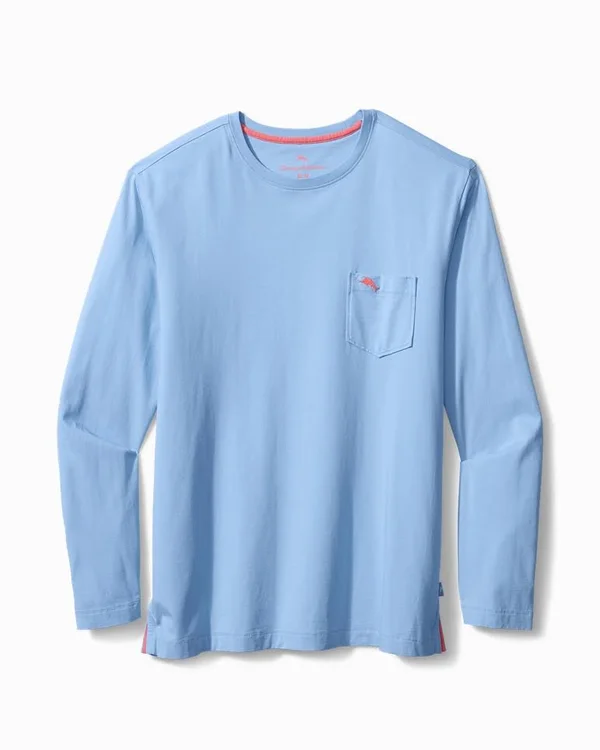 Tommy Bahama Men's Bali Skyline Long-Sleeve T-Shirt - Light Sky - Size XXL