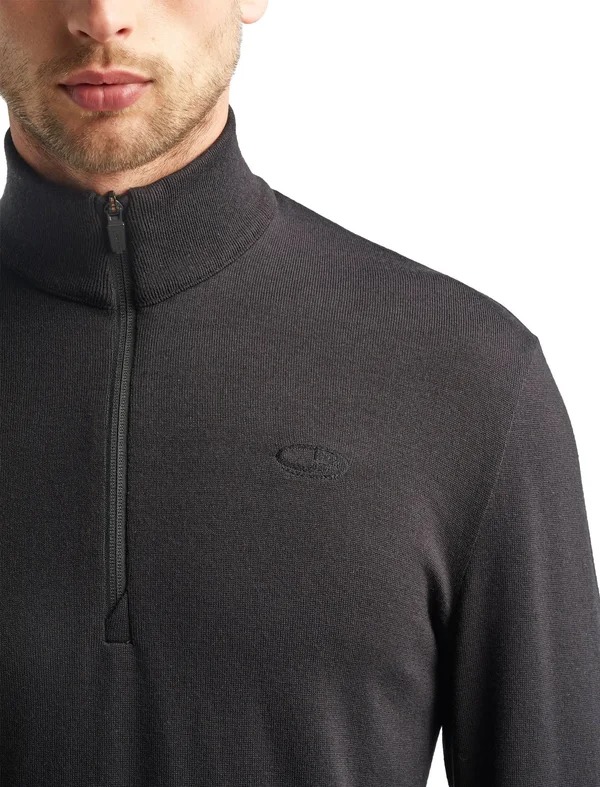 Icebreaker Men's Original LS Half Zip - XL - Black