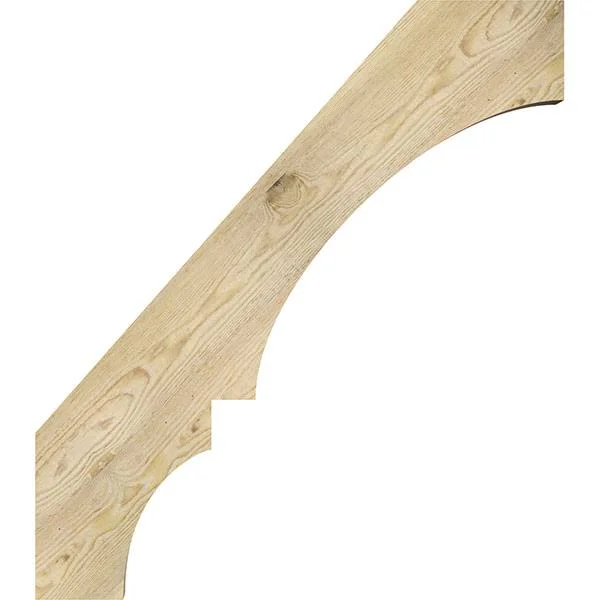 Ekena Millwork 4x22W x 30x22D x 34x22H Balboa Rough Sawn Brace, Douglas Fir