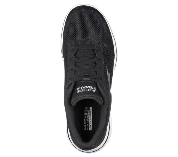 Skechers Women's GOwalk 5 Lucky Sneaker - Black/White