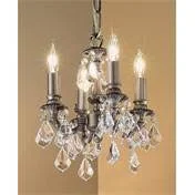 Classic Lighting 57344 Agb S Majestic Mini Chandelier in Aged Bronze with Swarovski Elements