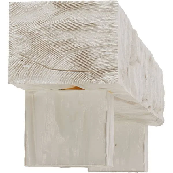 8x22H x 10x22D x 36x22W Riverwood Faux Wood Fireplace Mantel Kit w/ Alamo Corbels, Factory Prepped, Ready for Paint