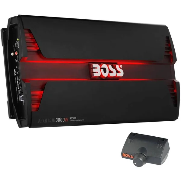 Boss Audio PT3000 Phantom 3000W 2-Channel Full Range Class A/B Amplifier