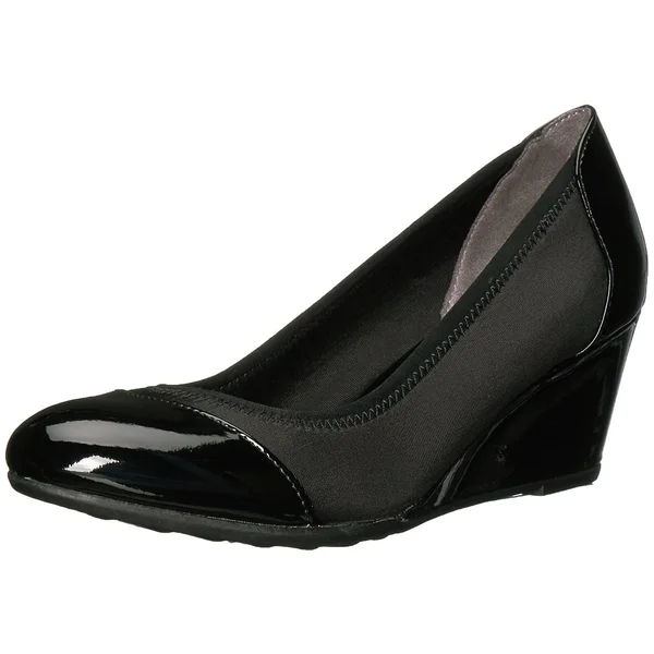 LifeStride Women's Juliana Stretch Wedge Pump - Black