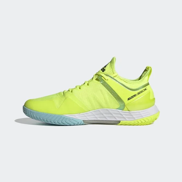 Adidas Men's Adizero Ubersonic 4 Tennis Shoes, Yellow