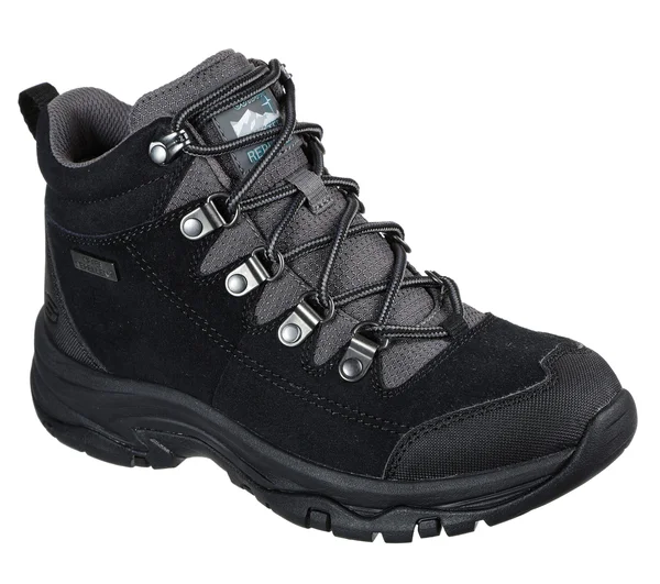 Skechers Relaxed Fit: Trego - El Capitan Boots, Black/Gray, 7.0