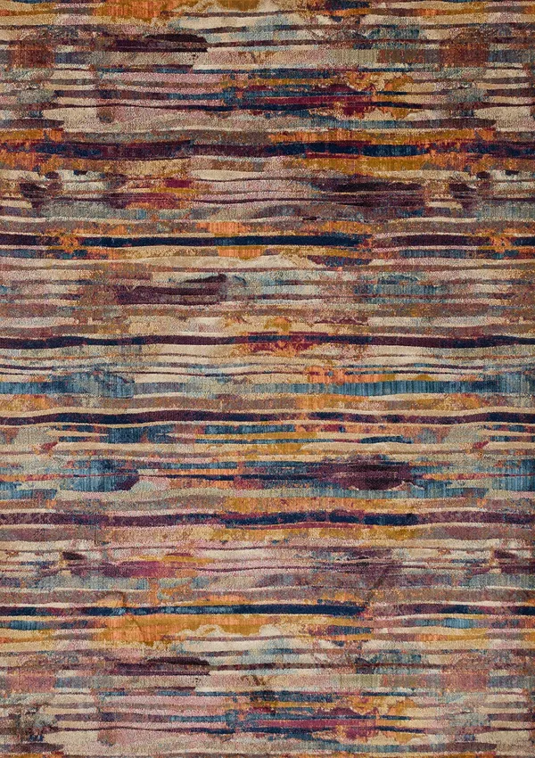 Loloi Dreamscape DM-03 7&10x22 x 11& Raspberry - Multi Rug