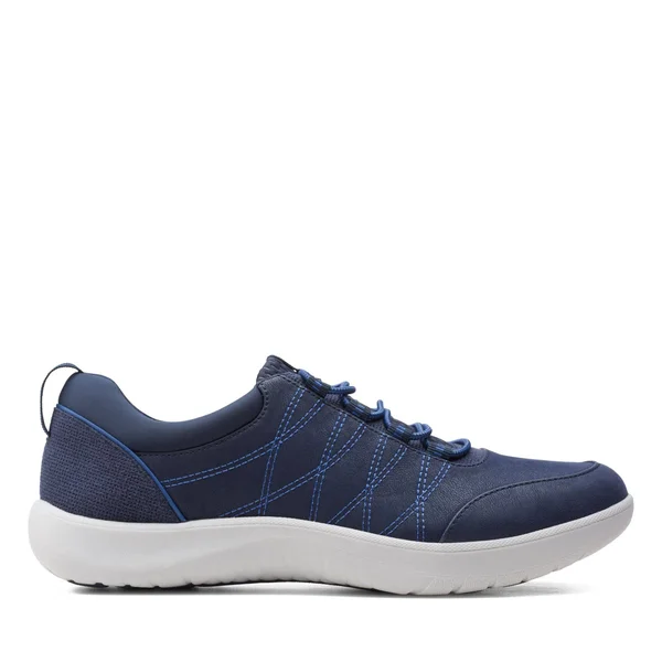 Clarks Adella Holly 7.5 Women's Navy