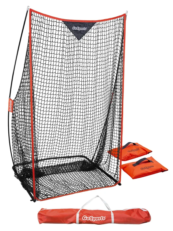Gosports Football 7& x 4& Kicking Net - Sideline Practice for Punting or Place Kicks - Ultra-Portable Design