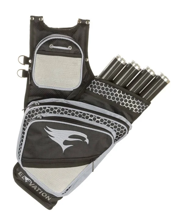 Elevation Adrenalin Quiver - Black/Silver 4 Tube Right Hand