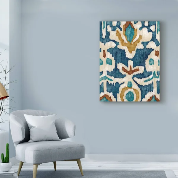 Trademark Fine Art Wag03707-C1419Gg Chariklia Zarris 'Ocean Ikat III'