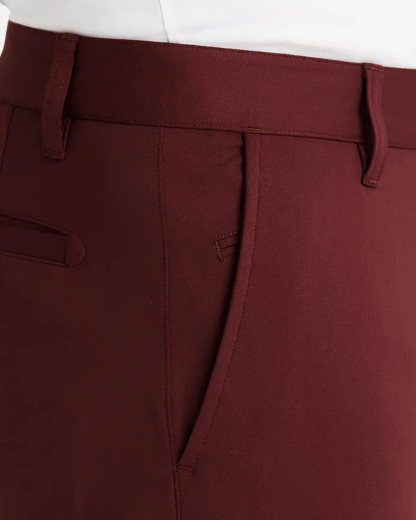 Commuter Pant - Sale - Rhone Pants - Burgundy Red, Size: 40