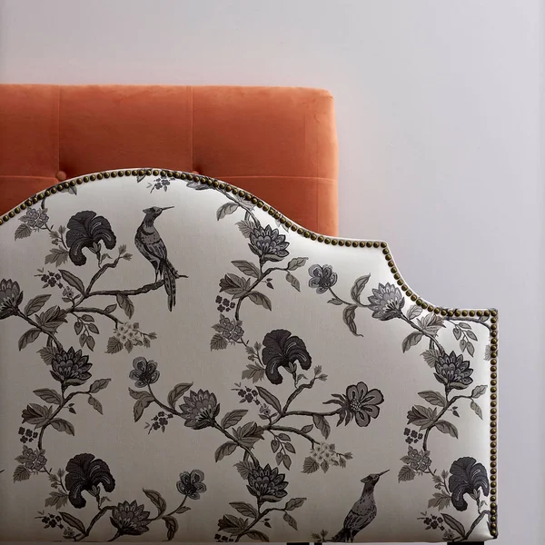 Hudson Velvet Headboard - Berry - Size Full, Velvet, The Company Store