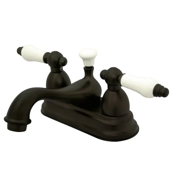 Kingston Brass Ks3600pl 4 in. Centerset Bathroom Faucet - Matte Black