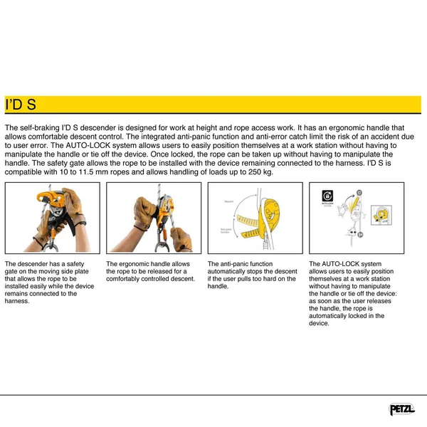 Petzl I&d L Descender