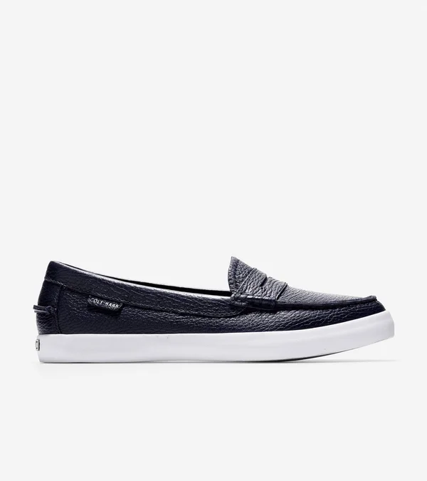 Cole Haan Nantucket Leather Penny Loafers, Navy, Peacoat, Women's, 5B