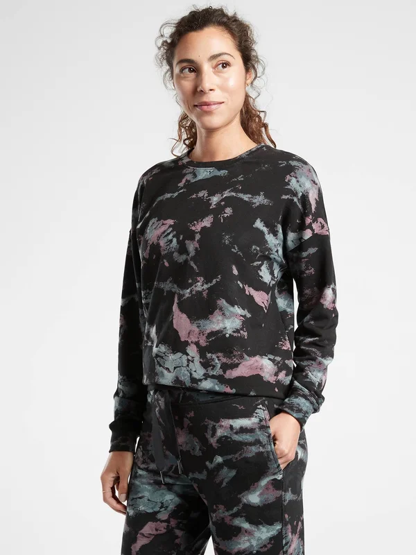 Athleta Women's Balance Pullover Marine Black Plus Size 2x