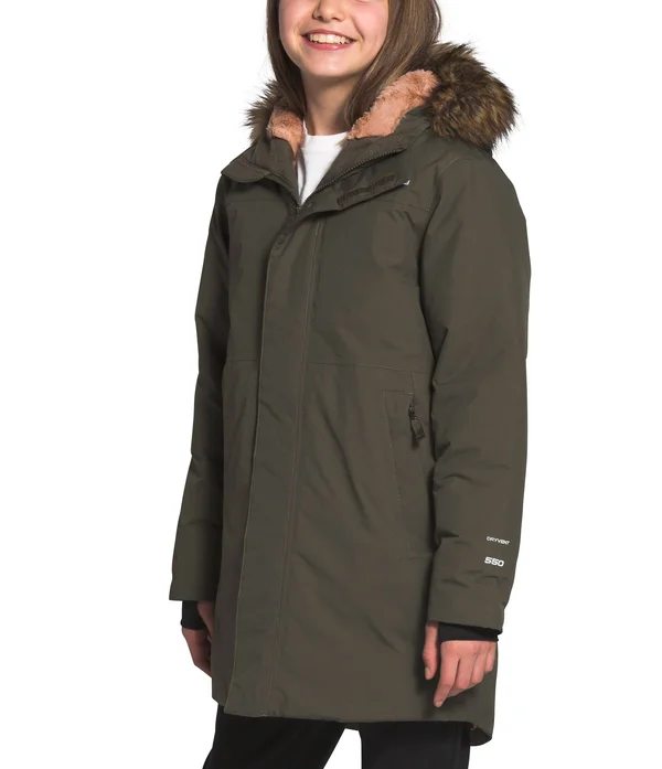 The North Face Arctic Swirl Parka - Girls& TNF Black - XL