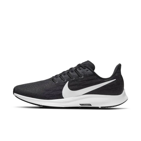Nike Air Zoom Pegasus 36 Running Shoes - Black/White/Thunder Grey