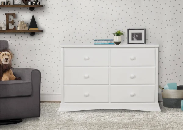 Delta Children Bentley 6-Drawer Dresser, Chocolate