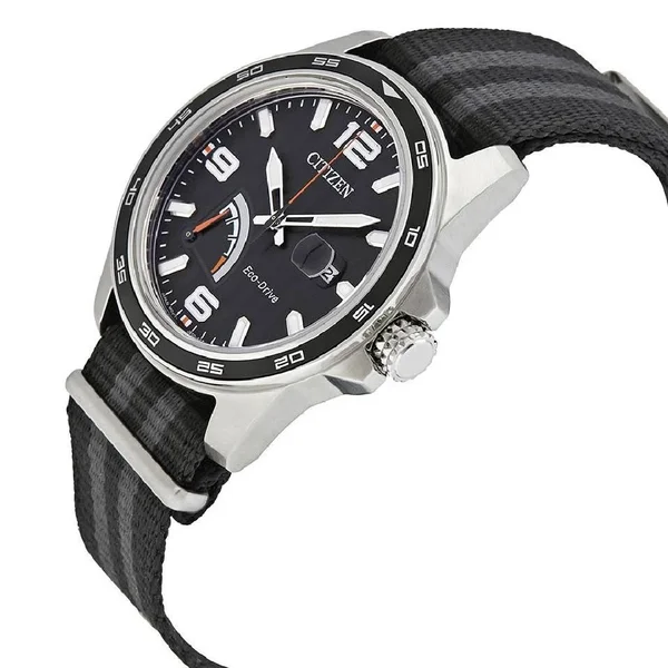 Citizen PRT Eco-Drive Black Dial Men's Watch AW7030-06E