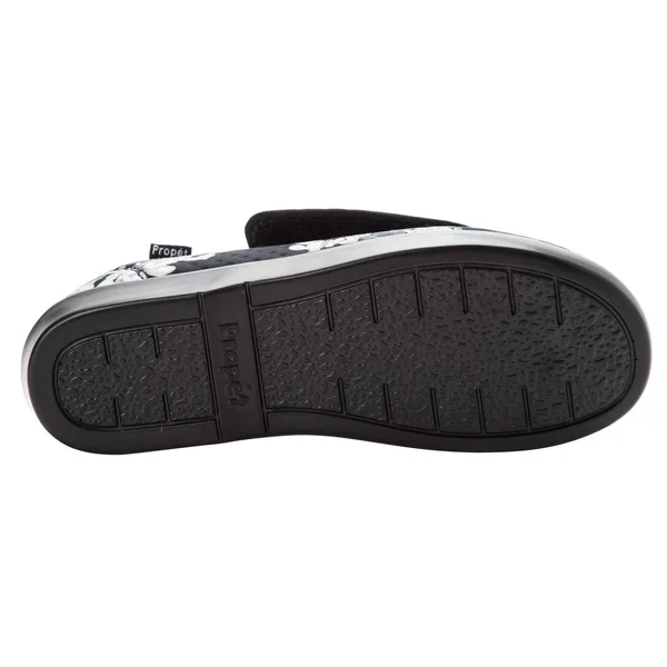 Propet Women's Cush N foot - Size: 8, Black Floral