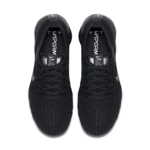 Nike Womens Air VaporMax Flyknit 3 Shoes Black/Anthracite White Size 6.0