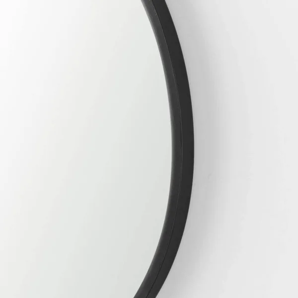 Mercana 69306 Grimm Wall Mirror in Gun Metal Grey, Contemporary & Modern, Bellacor
