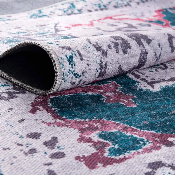 Francesca 3x5 Teal Green Green Area Rug