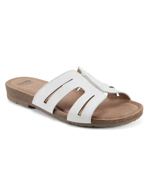 Earth Origins Women's Leah Sandal - White