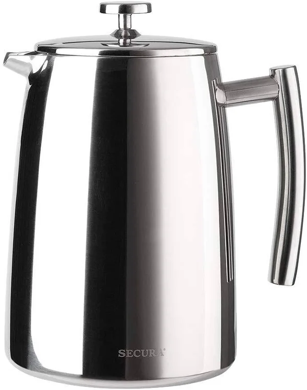 Secura 1500ml French Press Coffee Maker, 50-Ounce, Stainless Steel 18/10 Extra
