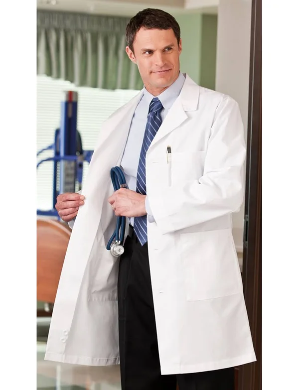 Meta Men's 38x22 Lab Coat 56 White