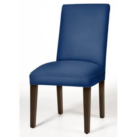 Calahan Parsons Upholstered Dining Chair Red Barrel Studio Upholstery Color: Dark Walnut