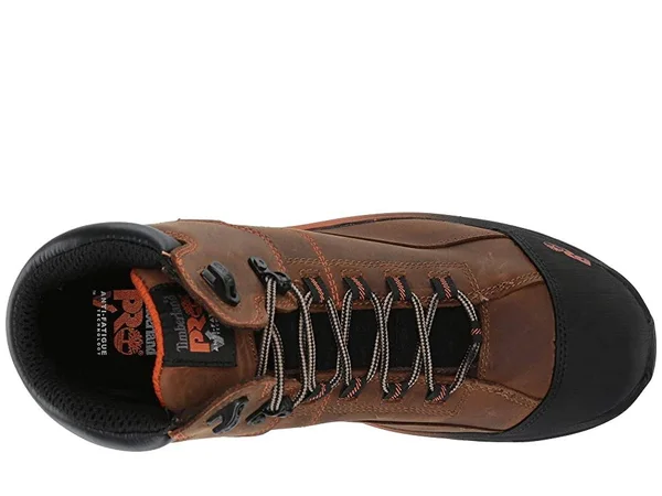 Timberland Pro Men's 6 in. Bosshog Composite Toe Waterproof Work Boot - Brown/Orange
