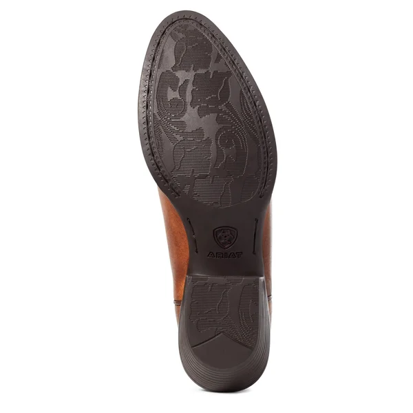 Ariat Women's Heritage Copper Brown R-Toe Western Boots