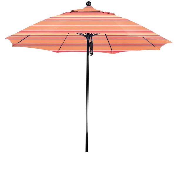 California Umbrella Oceanside 9& Black Market Umbrella in Granite