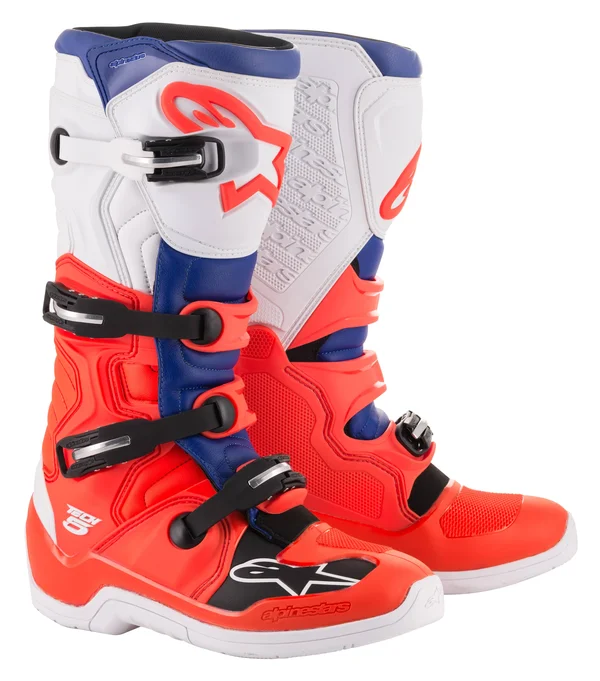Alpinestars Tech 5 Boots (12 - Red/Blue/White)