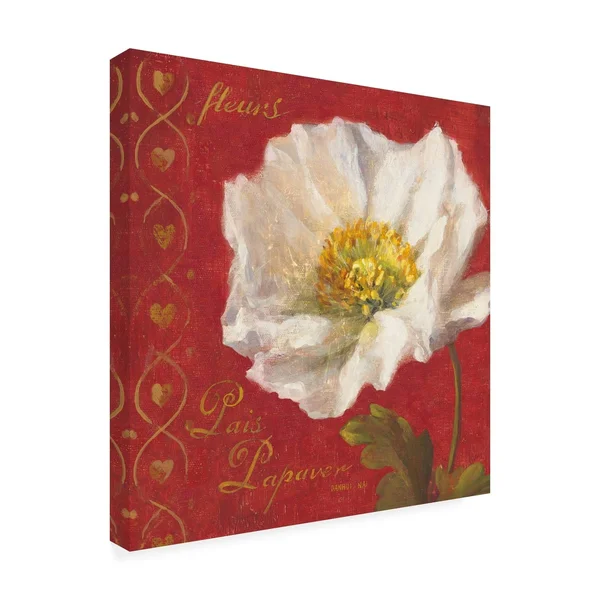 Trademark Fine Art 'Paris Blossom II' Canvas Art by Danhui Nai, Size: 18 x 18