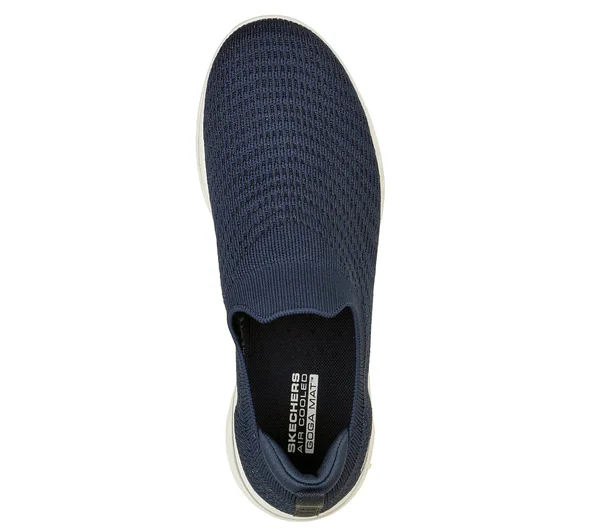 Skechers GOwalk 5 - Coastal View Navy - White - Size 10.0
