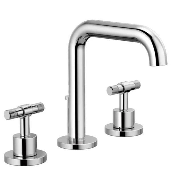Brizo 65335LF-NKLHP Litze Luxe Nickel Widespread Lavatory Faucet - Less Handles